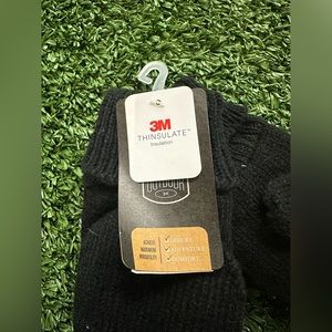 3M thinsulate gloves fingerless, black